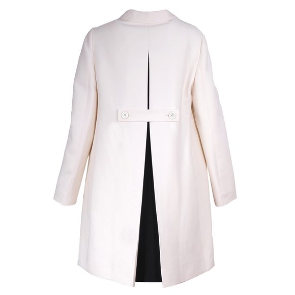 Valentino Button Cape - Ivory - Picture 2 of 4